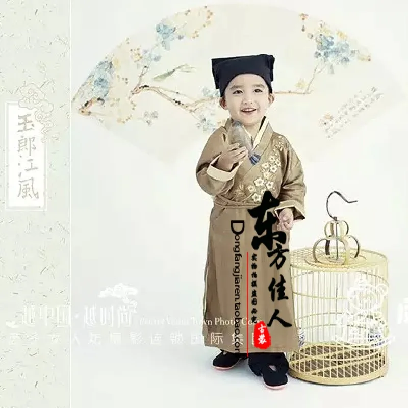 Ю Ланг Цзян Feng (Лея фенг) Маленький мальчик, древнекитайский Карнавальный Костюм ученого ханьфу для детского дня сценический фон для