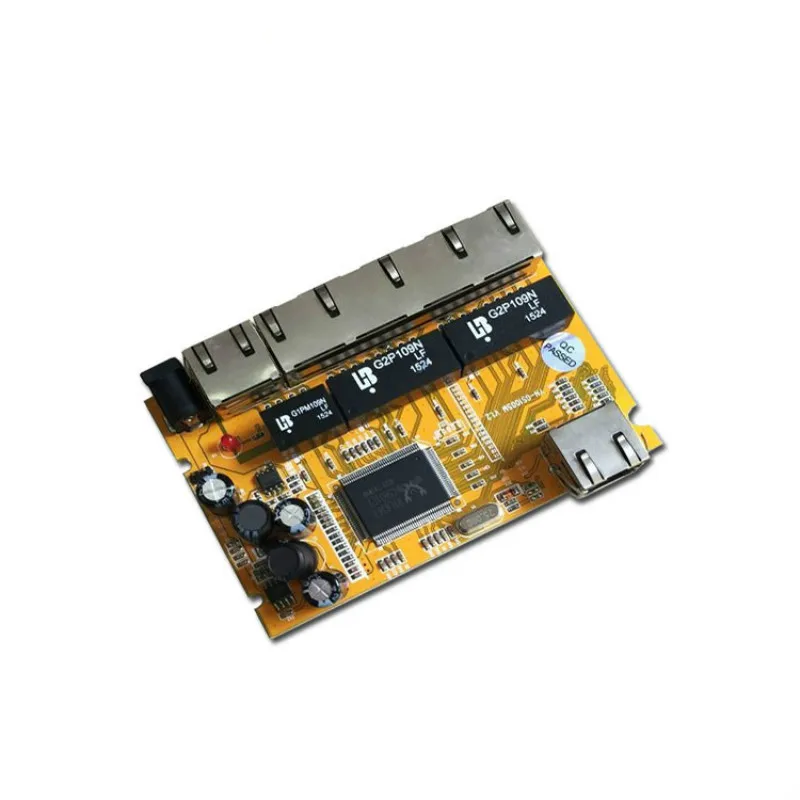 OEM/ODM RTL8367 6 портов 10/100/1000 Мбит/с гигабитный ethernet модуль коммутации PCB промышленный модуль коммутации гигабитный модуль PCBA