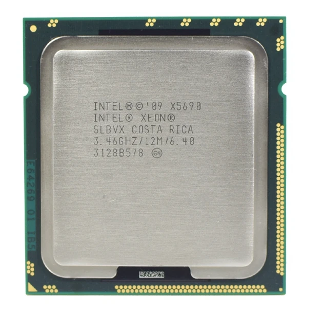 Intel Xeon X5690 LGA 1366 3.46GHz 6.4GT/s 12MB 6 Core 1333MHz SLBVX CPU Processor ryzen threadripper