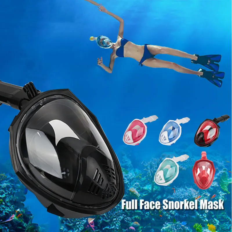 

Swimming Mask Anti Fog Breather Pipe Durable Scuba Drainage Breathing Tool Dry Submersible Mask Diving S/M