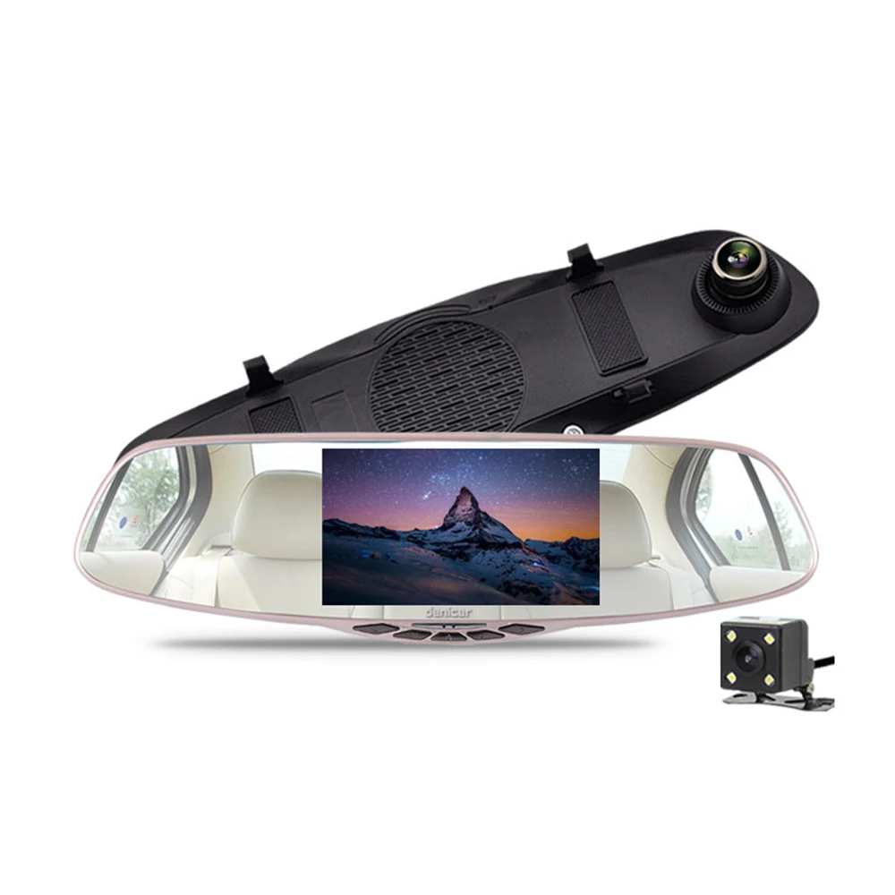 

Novatek 96655 Car Rear View Mirror DVR Camera Full HD 1080P Dash Cam With Rearview Camera Night Vision Video Dual Recorder DY248