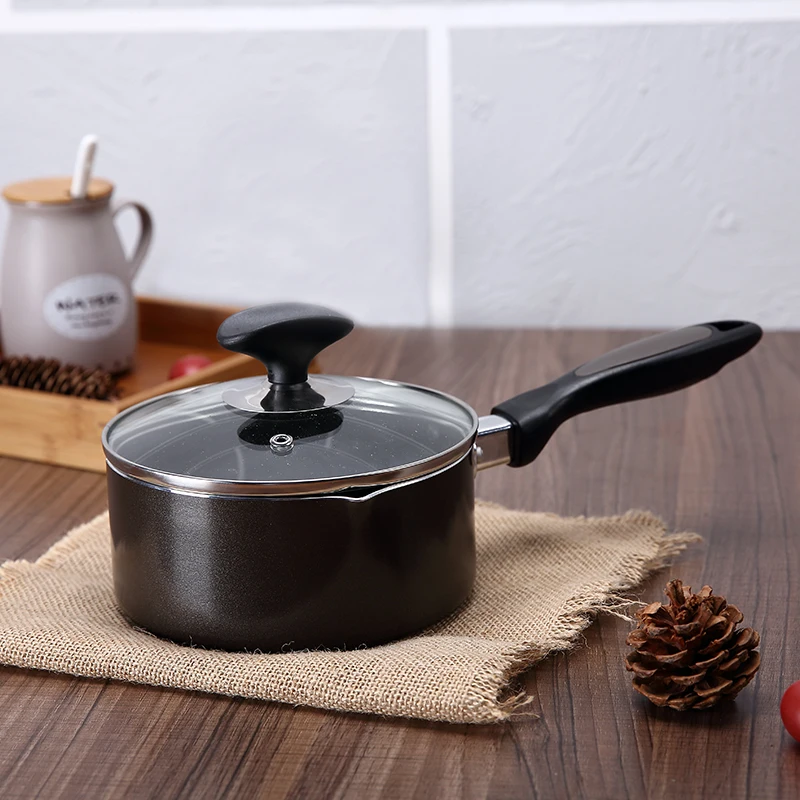 Non stick cookware 16cm Small capacity light portable Uniform thermal conductivity frying pan ceramic induction