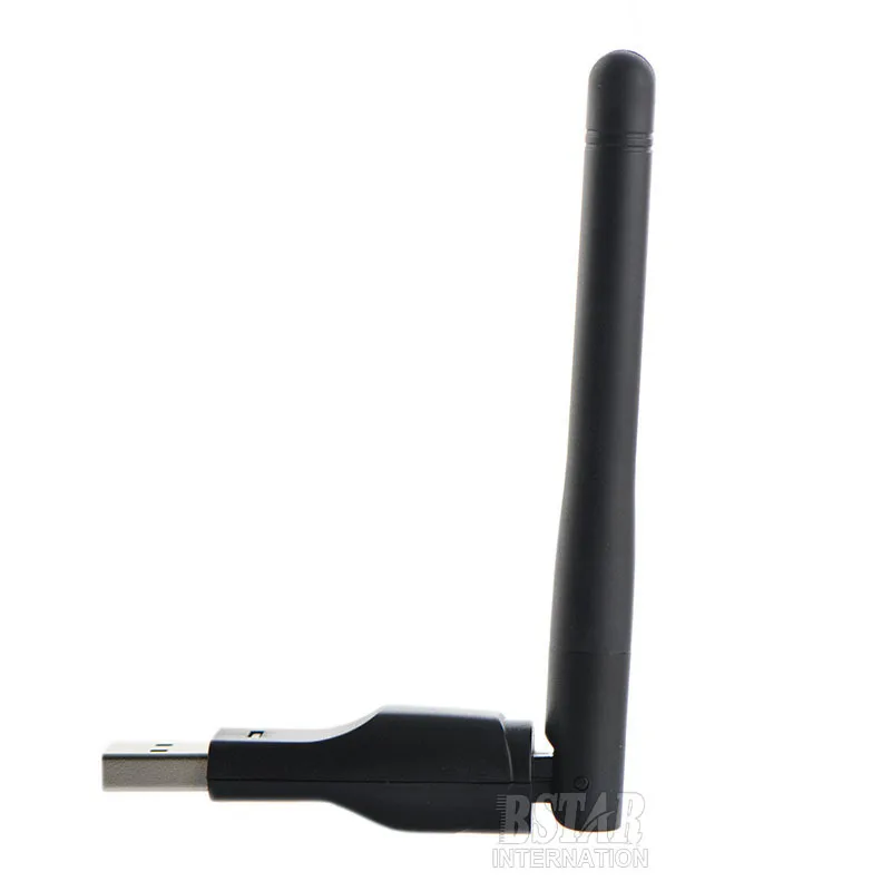 Ralink RT5370 150M USB 2,0 WiFi беспроводная сетевая карта 802,11 b/g/n LAN адаптер с поворотная антенна и розничная упаковка XC1290