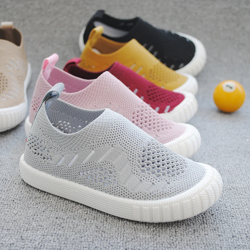 Children Fly Knitting Kids Casual Shoes 2019 New Outdoor Running Shoes
