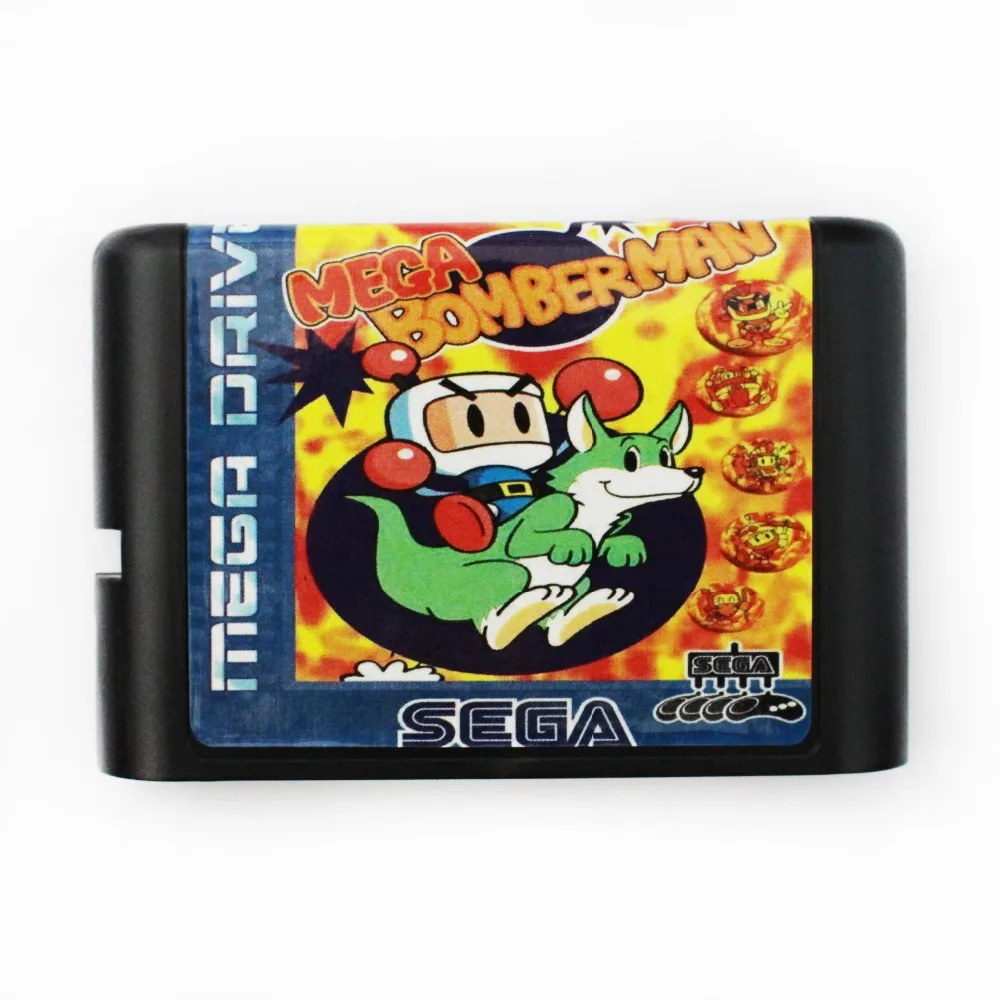 Mega Bomber Man 16 bit MD игровая карта для Sega Drive Genesis | Электроника