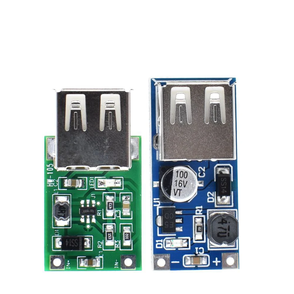 

DC-DC Boost Module (0.9V ~ 5V) 600mA Boost Converter Step Up Module USB Mobile Power Boost Board TP4056 18650