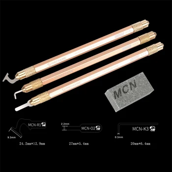 

IC Chip BGA Motherboard Hard Disk PCB Circuit Board Repair Knife Kit Curved Thin Blade For iPhone Samsung NAND CPU Repair Tools