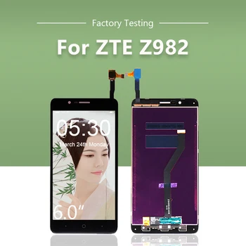 

10PCS/LOT for ZTE Blade Z Max Z982 LCD Touch Screen Digitizer Assembly for ZTE Z982 Screen Display Free Shipping by DHL EMS