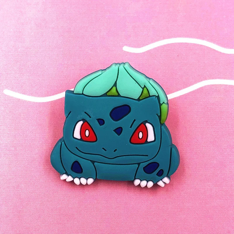 8 шт. Пикачу Charizard Venus Blastoise Аниме ПВХ Кнопка Pinbacks Pin на одежде аксессуары значки