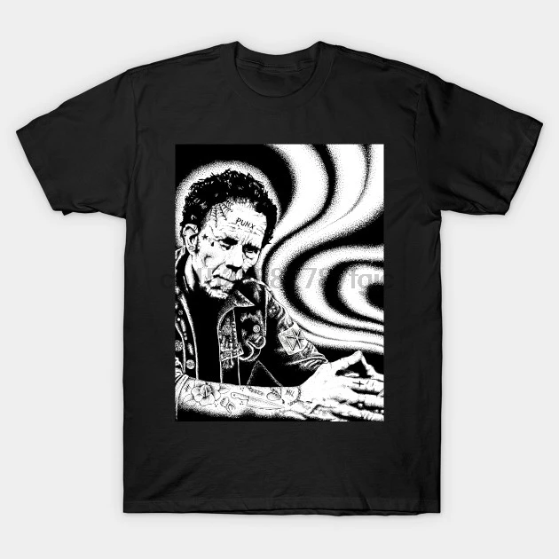 Мужская футболка с коротким рукавом Tom Waits Punk Футболка женская футболка|Футболки|
