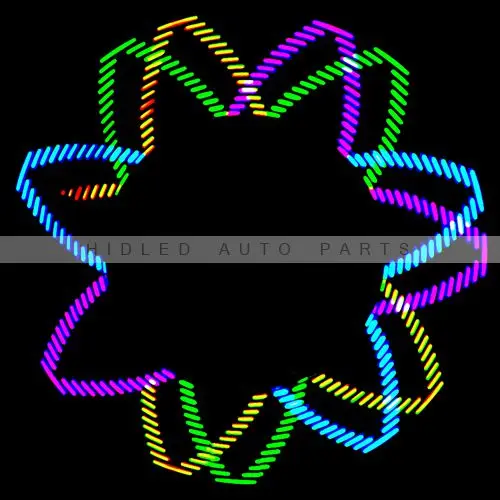 28 modes RGB LED wheel light 12