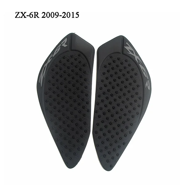 MTImport Anti slip Tank Pad Side Gas Knee Grip Traction Pad Sticker Decals For Kawasaki ZX-6R ZX6R ZX 6R 2009 2010 11 12 13 14  (5)