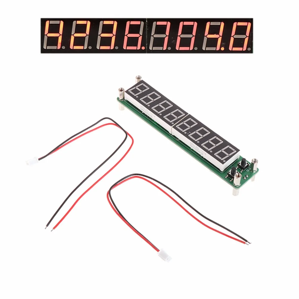 0.1-60MHz 20MHz-2.4GHz RF 8 Digit LED Singal Frequency Counter Meters Cymometer Tester Tool 0.1-60MHz 20MHz-2.4GHz RF 8 Digit LED Singal Frequency Counter Meters Cymometer Tester Tool