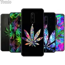 Black Case for Oneplus 7 7 Pro 6 6T 5T Soft TPU Cover Shell for Oneplus 7 7Pro Silicone Phone Case Abstractionism Art High Weed