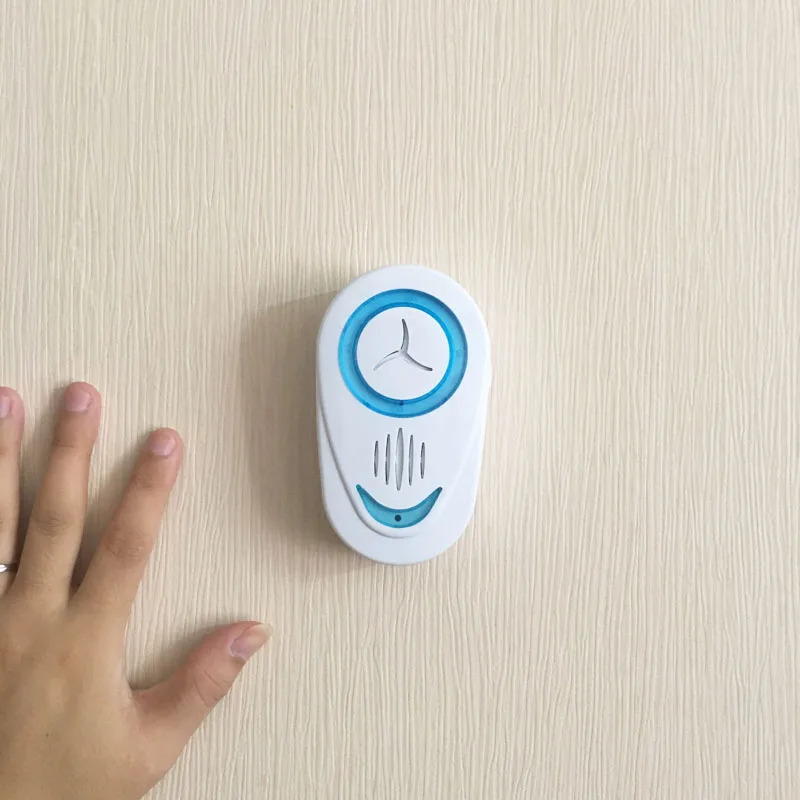 Timbre de puerta inteligente timbre de bot/ón de inicio timbre inal/ámbrico Abcidubxc transparente y resistente al agua