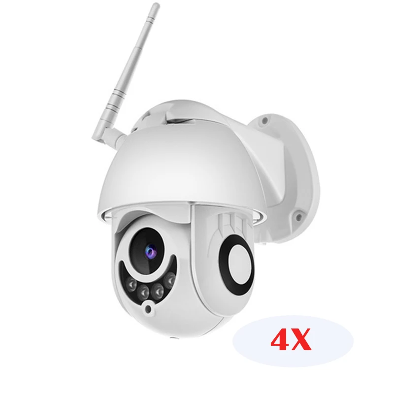 

4xzoom 1080p WiFi IP Camera Pan Tilt Wirelss 2MP MINI Wifi Security CCTV Camera TF Card Slot Two Way Audio Talk Outdoor Indoor