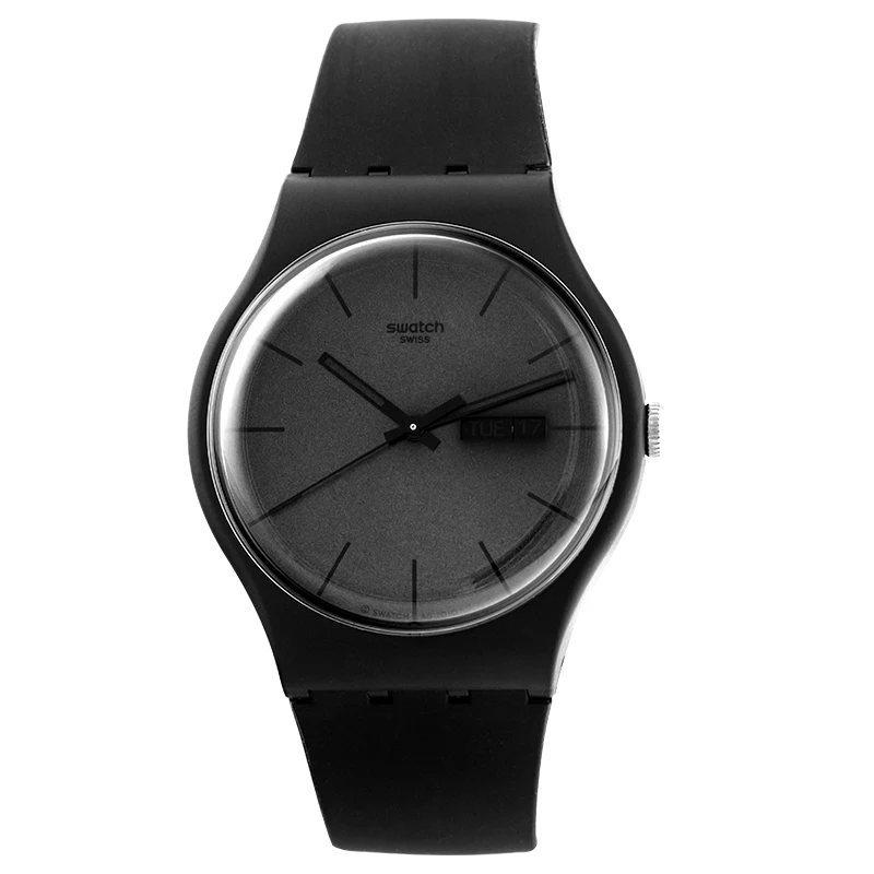 Часы swatch оригинальные красочные серии черные кварцевые мужские часы