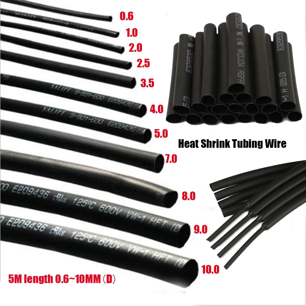 3.5 mm Dia Clair Chaleur Thermorétractable Tube Shrink Tubing 2 m 3.5 mm Dia Clair Chaleur Thermorétractable Tube Shrink Tubing 2 m