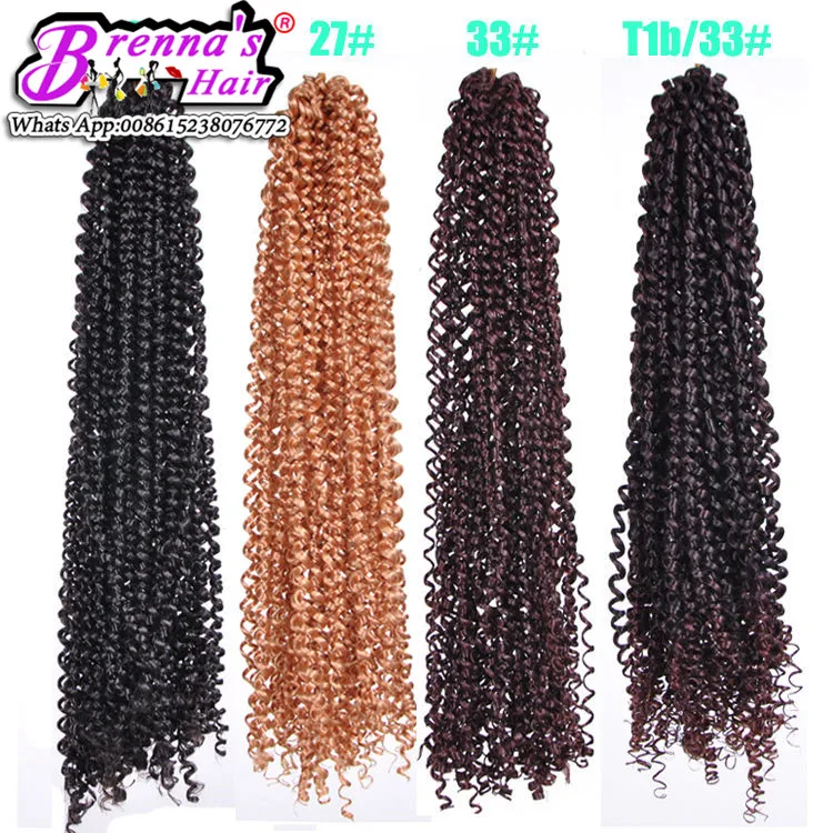 NEW! Freetress Water Wave 3x Flexi Lock Pre loop Hair extension black