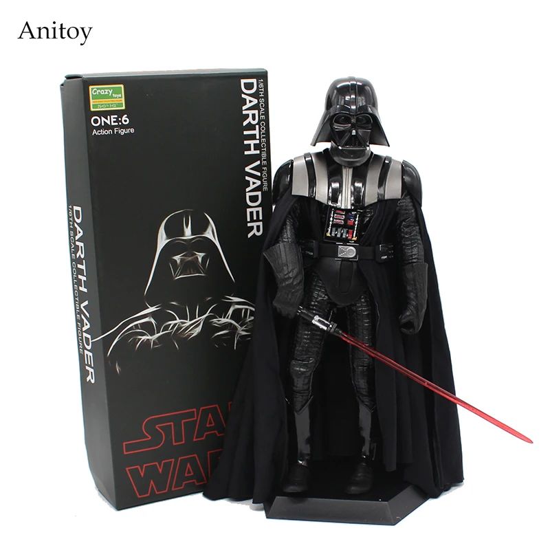 

Crazy Toys Star Wars Darth Vader 1/6 th Scale PVC Figure Collectible Model Toy 30cm KT4004