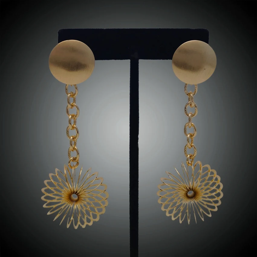 

Yulaili 2018 triangle style full of romantic feelings drop earrings for sweet girls in important occasion Jewerly sets .