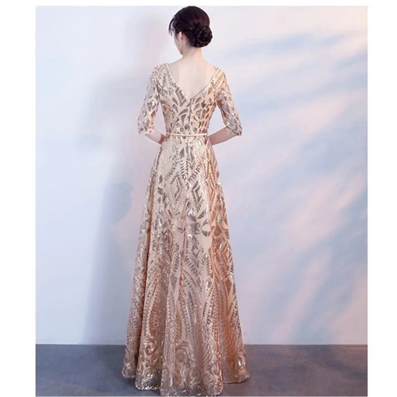 Золото блестками вечерние Платья vestidos de festa свадебное платье vestidos de novia abendkleider quinceanera вечернее платье TK123