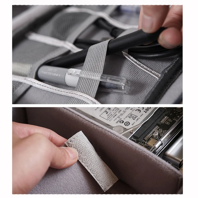 Travel accessories cable bag portable digital usb finishing gadget organizer charger wires mskeup pouch kit zipper case storage