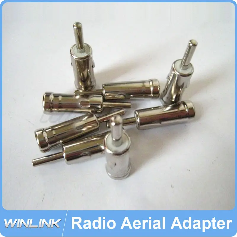 

10pcs Universal Car Antenna Aerial Adapter For Car Radio ISO FM Antenna Port Antenna Connector Plug Free Shipping