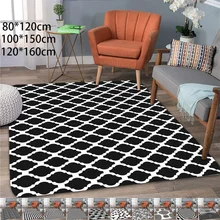 Современный абсорбирующий коврик с абстрактным геометрическим рисунком, Коралловый бархатный напольный коврик, коврик для детской игры, ковры для гостиной, внутренней спальни