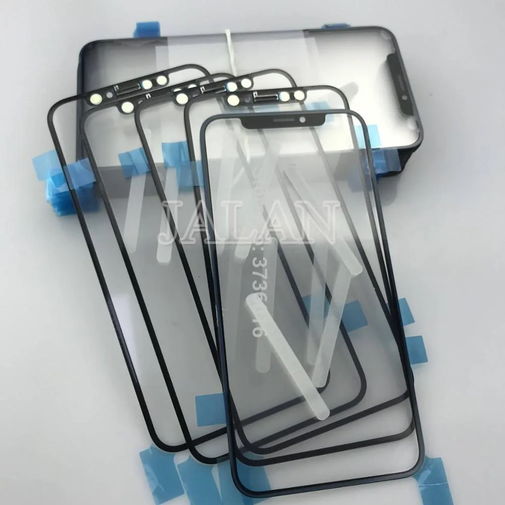 

5pcs Original glass for Phone X 5.8 inch front outer glass lcd touch panel repair for Iphone x screen replacement
