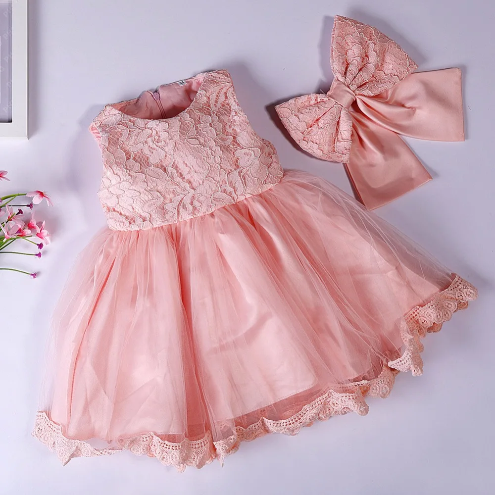 

Princess Flower Baby Girls Dress Pink Summer Sleeveless Little Toddler Wedding Ball Gown Blue Kids Flower Evening Birthday Dress