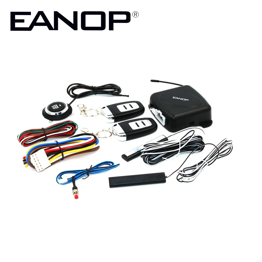 

EANOP BA100 Car start stop Security Alarma Auto Keyless Entry System Wireless Remote control Key button for Cars
