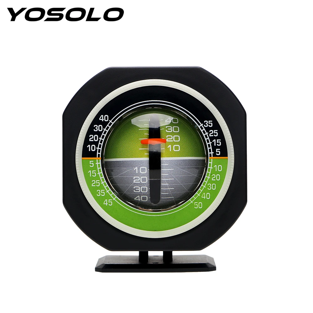 Автомобильный компас YOSOLO, высокоточный Встроенный светодиодный измеритель уровня наклона, автомобильный деклинометр, градиентный угол наклона
