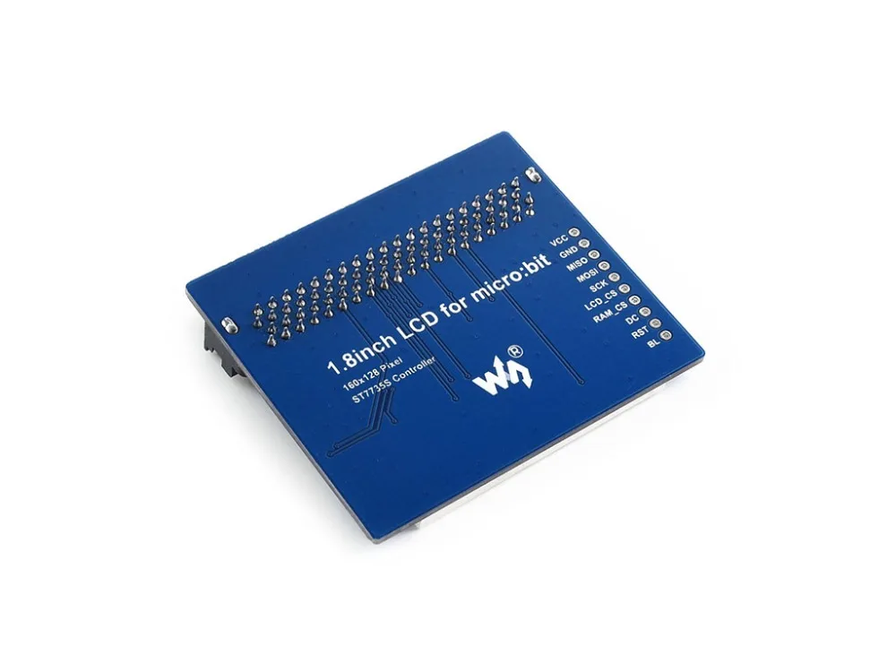 Цветной модуль Waveshare 1 8 дюйма для micro:bit 160x128 пикселей 65K цветов ST7735S драйвер