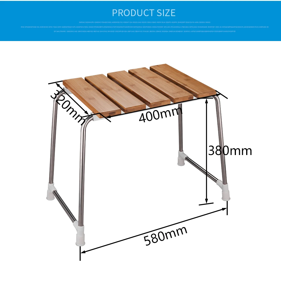 GAPPO стулья и табуреты для ванной комнаты, душевые сиденья из бамбука и нержавеющей стали, душевое кресло, экономия пространства, туалетное кресло для пожилых людей