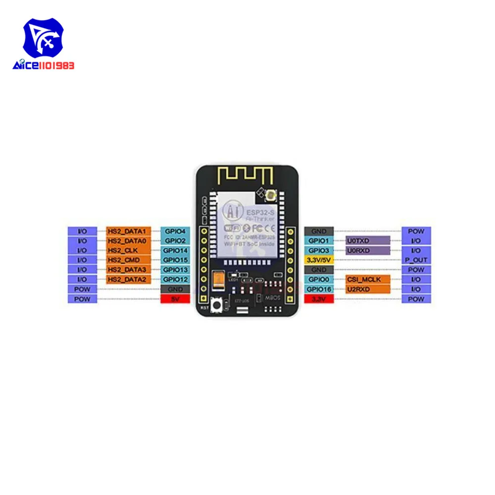 ESP32-CAM ESP32-S WIFI Bluetooth Плата расширения OV2640 2MP беспроводной модуль камеры ES8266 ESP32S w/IPEX Разъем для Arduino MCU