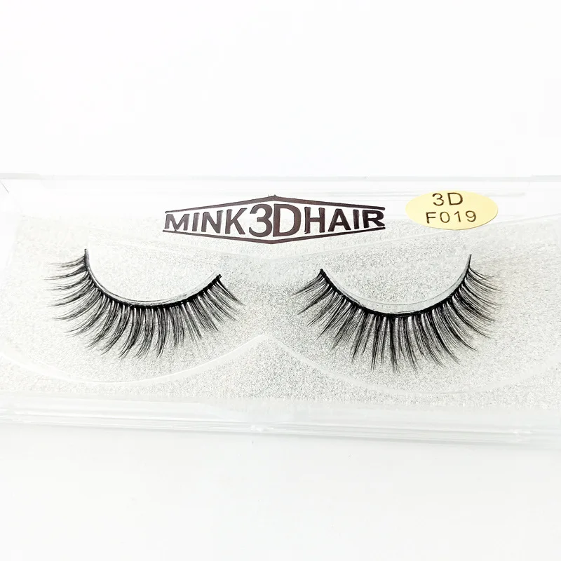 

2pcs/lot 100% handmade real mink fur false eyelash 3D strip mink lashes thick fake faux eyelashes Makeup beauty False Eyelashes