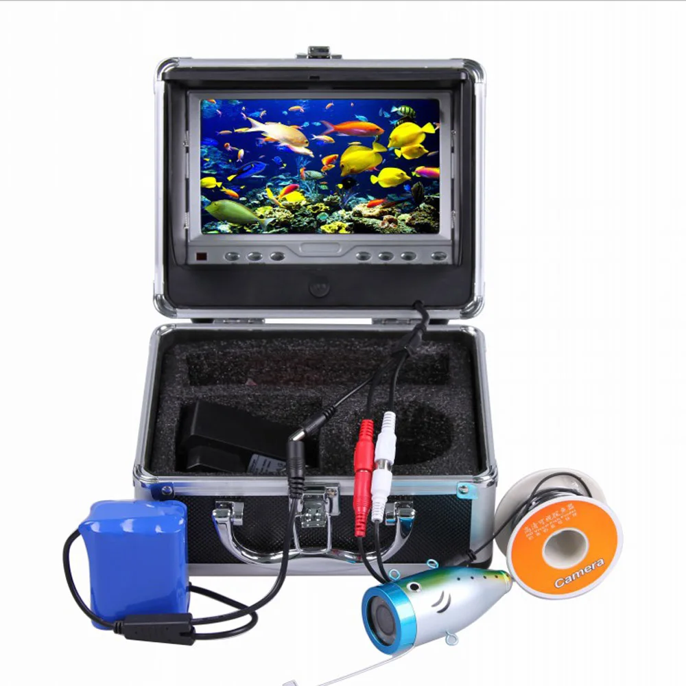 7" Color LCD Fishing Camera HD 800TVL Underwater Video Camera System