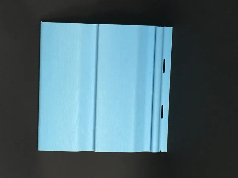 Decorative Plastic Wall Panels Wood Grain Texture Outdoor Plastic