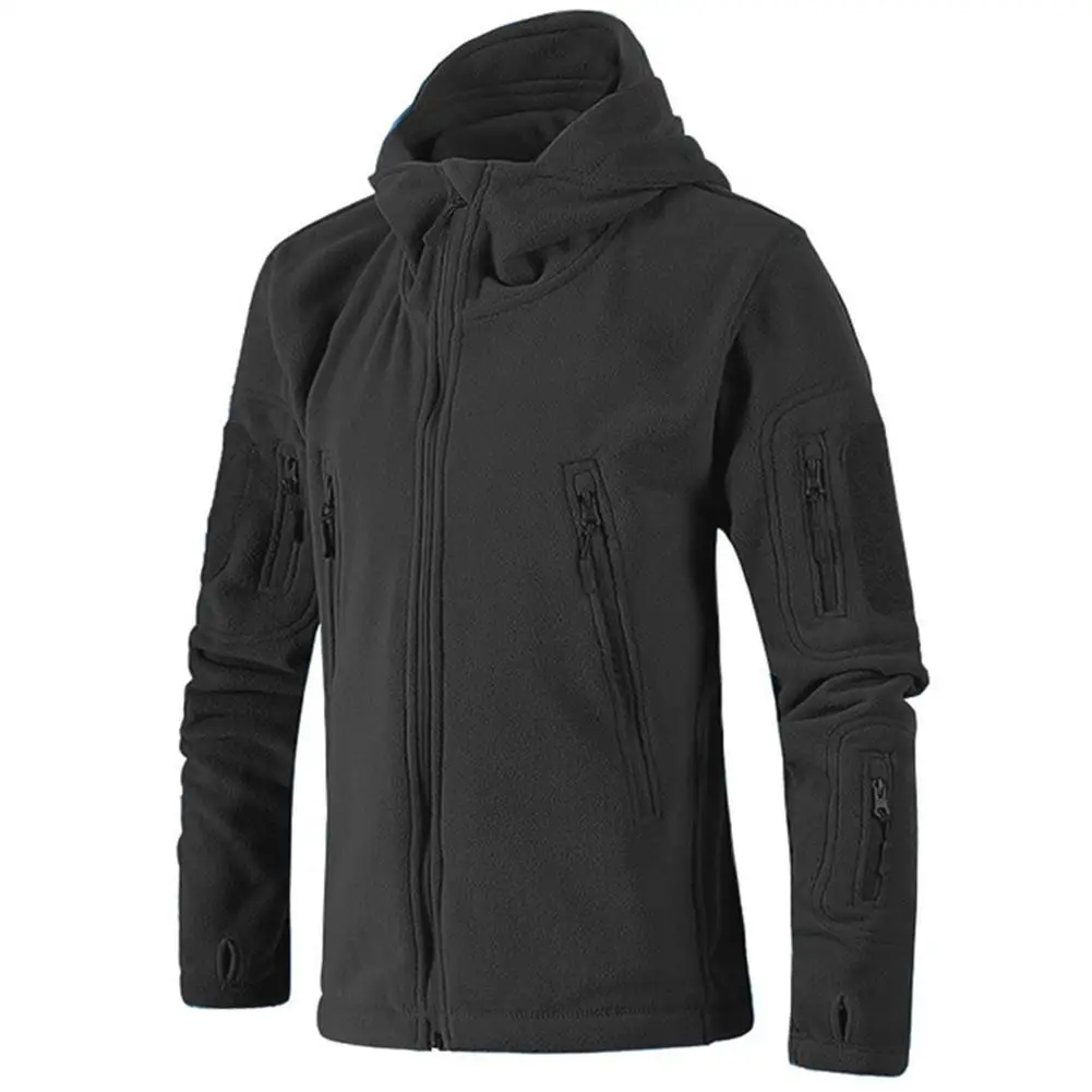 

New Military Tactical Outdoor Soft Shell Fleece Jacket Men Army Polartec Sportswear Thermal Hunt Hiking Sport Hoodie Jackets