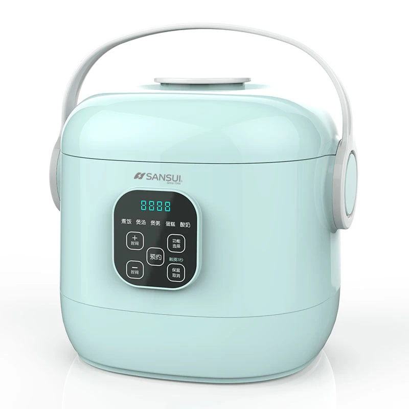 

2L Rice Cooker Mini Small Home Cooking Appliances for Students Children Old People Cooking Rice Soup Porridge Soup Steamed Cake