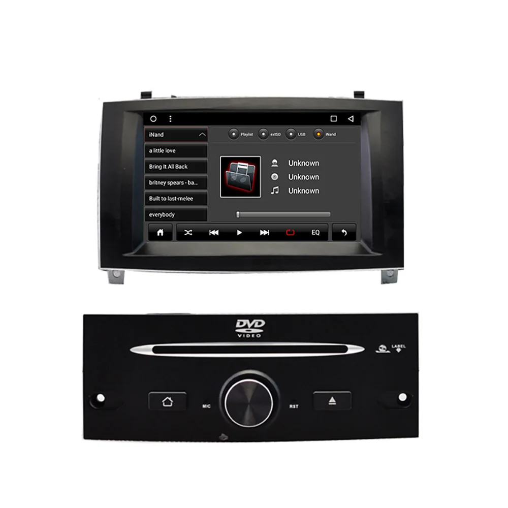 Clearance Aoluoya Quad Core Android 6.0 CAR DVD PLAYER  For Peugeot 407 2004-2008 2009 2010 2011 2012 Audio Radio GPS Navigation head unit 1