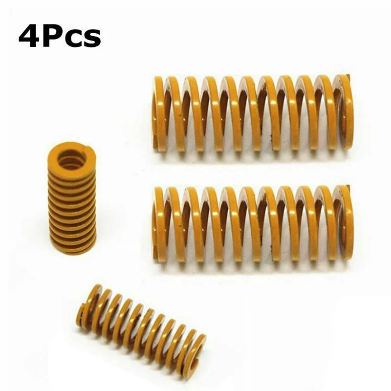 4Pcs Stainless Steel Compression Heated Bed Springs For 3D Printers Ender 3 Creality CR-10 10S CR-10 Mini 8mm Outer 25mm Length
