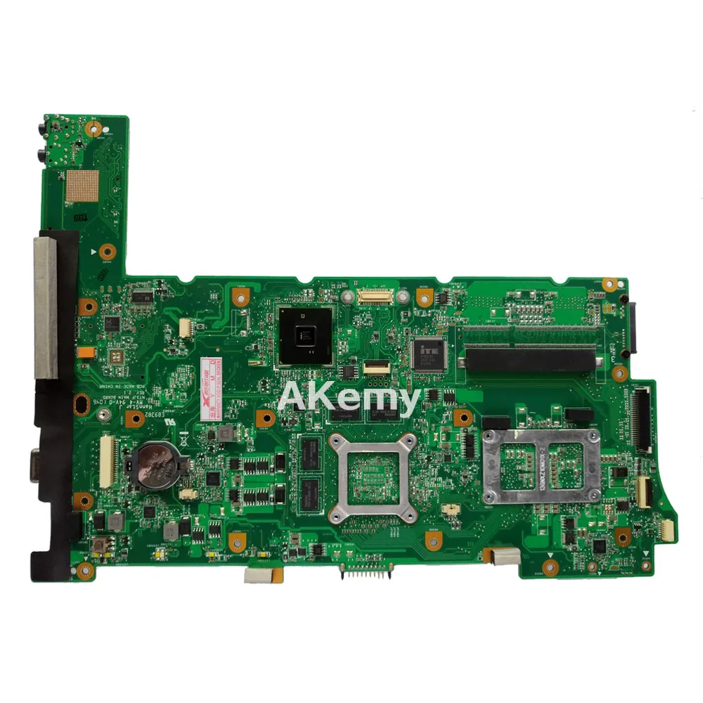 Akemy N73SM материнская плата для ноутбука REV.2.0 для ASUS N73S N73SV N73SM 3 слота оперативной памяти с GT630M/2 GB графическим полным тестом