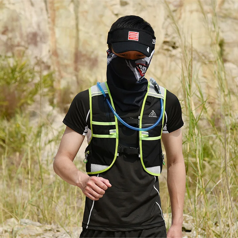 Anmeilu 5L deporte al aire libre bolsa de teléfono de 5,5 pulgadas caso Nylon senderismo ciclismo mochila hidratación chaleco Pack Running accesorios