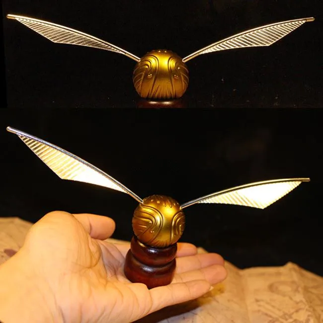 Золотая подставка игрушка Snitch экшн фигурка в ретро стиле для любителей Гарри