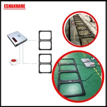 

58Khz non visual eas system anti shoplifting devices with sensors hidden underground