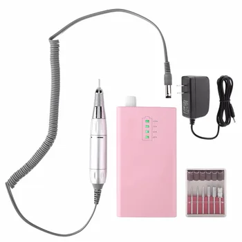

30000 RPM Portable Electric Nail Drill Machine Rechargeable Cordless Manicure Pedicure Set For Nail Equipment UE/US Plug