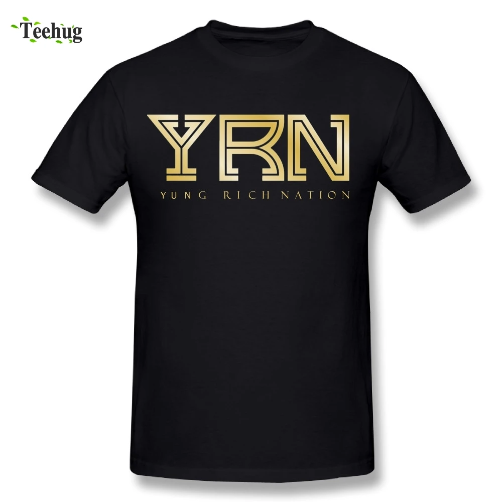 Popular Men Yung Rich Nation YRN Migos T Shirt Round Neck Design Hip ...