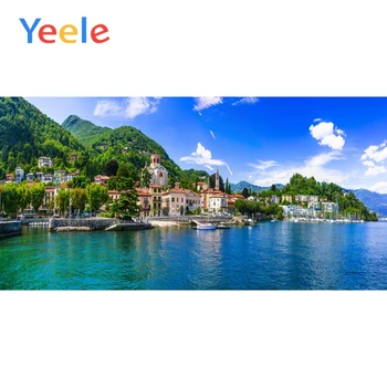 

Yeele Green Hills Landscapes Floating City Poster Photography Backdrops Banner Seamless Photographic Background For Photo Studio